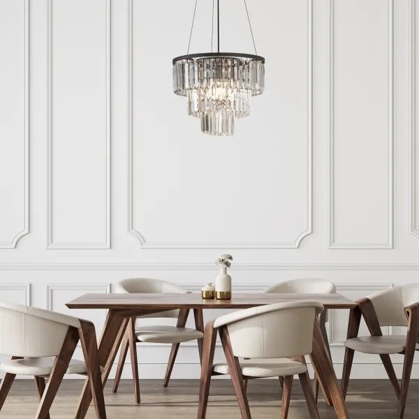 Rabalux 72265 - Lampadario a sospensione con filo ELOISA 3xE27/25W/230V