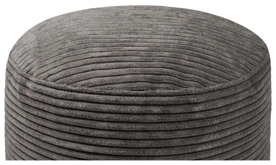 Puof a sacco color crema con rivestimento in velluto a coste Mini – SLOWDOWN