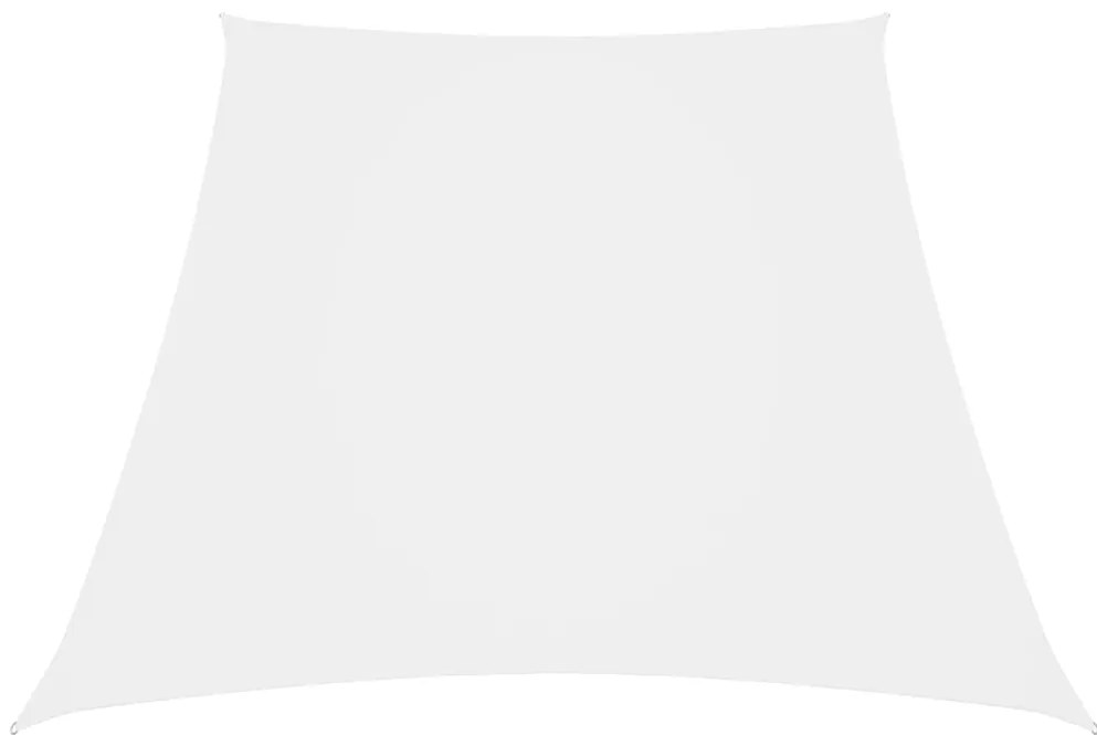 Parasole A Vela İn Tela Oxford A Trapezio 3/4x3 M Bianco /