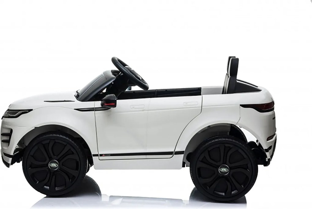 Macchina Elettrica per Bambini Licenza Land Rover Evoque 12V con Telecomando Bianco...