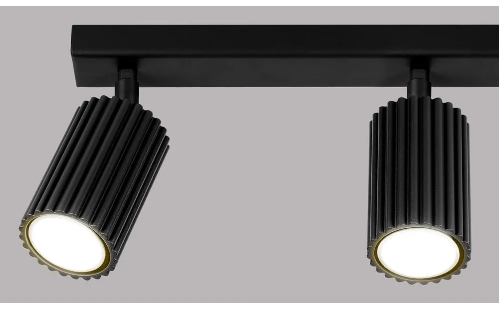 Faretto nero 6,5x45 cm Gleam – Sollux