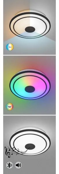 Rabalux 71030 - Plafoniera LED RGB dimmerabile NIKOLAUS LED/24W/230V