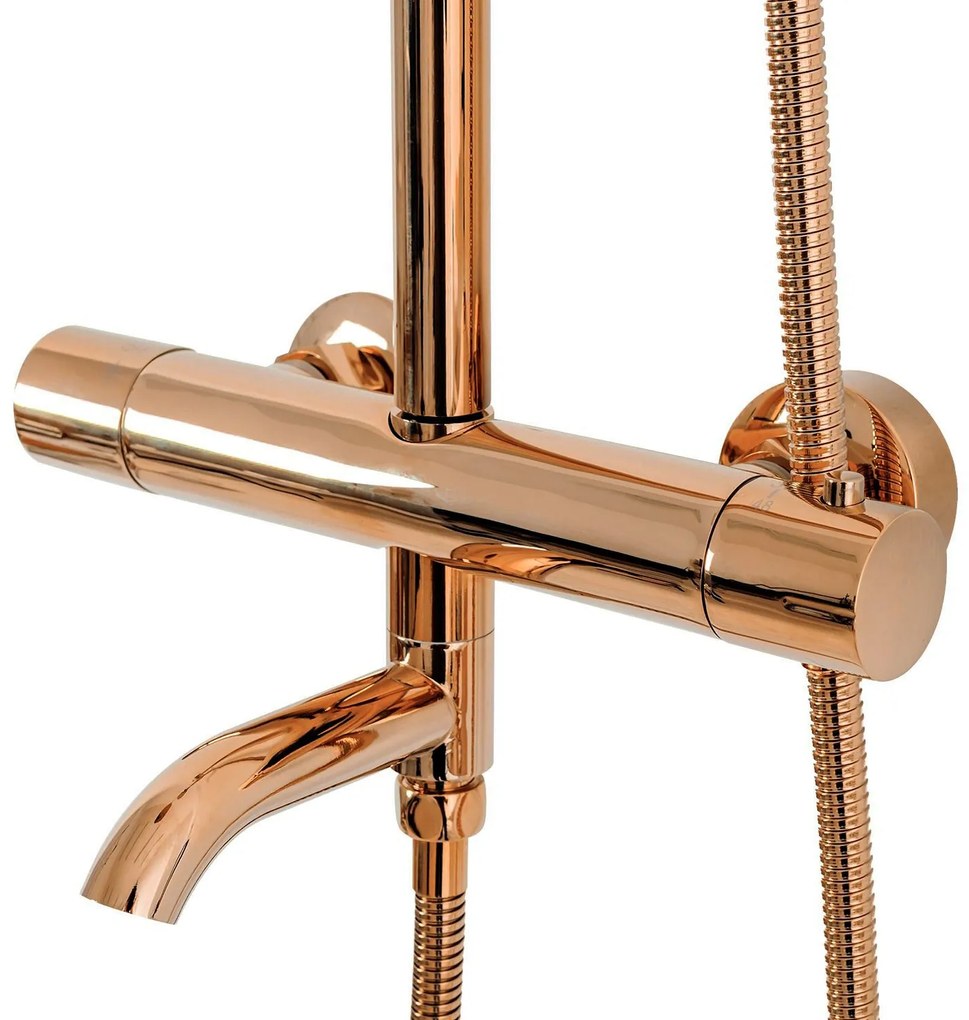 Set doccia con termostato REA Lungo Copper