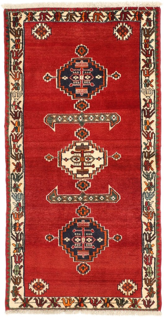 Shiraz Tappeto persiano 160x80 (Iran) Annodato A Mano
