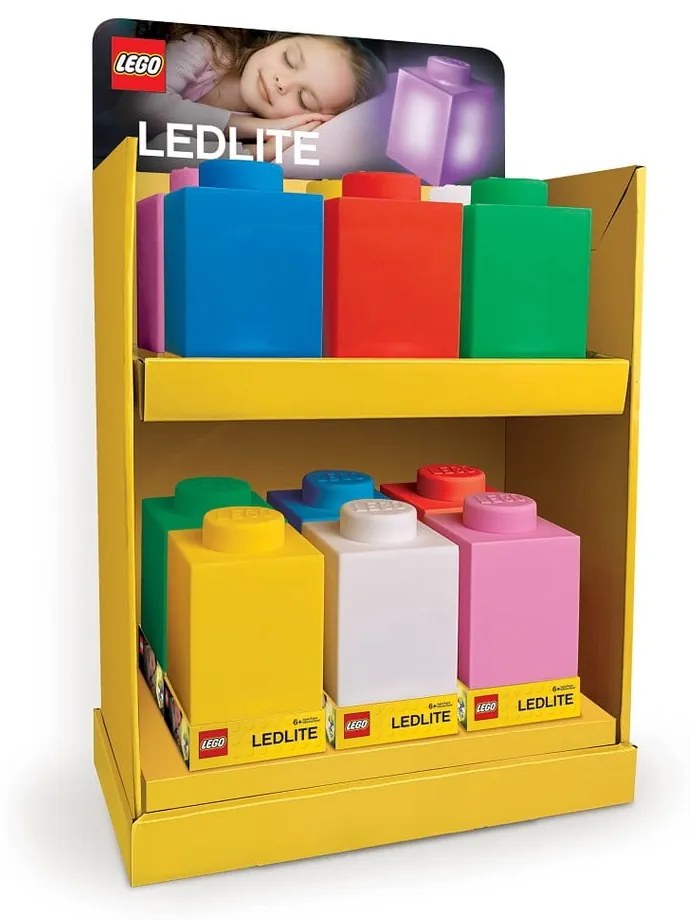 Luce notturna in silicone rosa Brick Classic - LEGO®