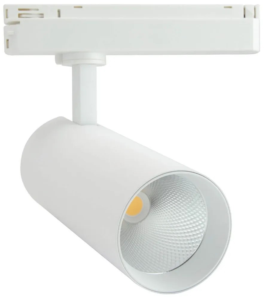 Faro LED 30W Monofase 38°/60° 130lm/W CRI92 no Flickering Colore Bianco Naturale 4.000K