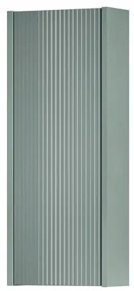 Pensile bagno Niwa laccato opaco verde timo, 1 anta apertura da sinistra P 17 x L 30 x H 78.5 cm