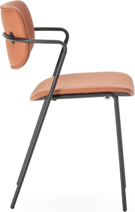 Set di sedie da pranzo color mattone 2 pz Maika - Marckeric