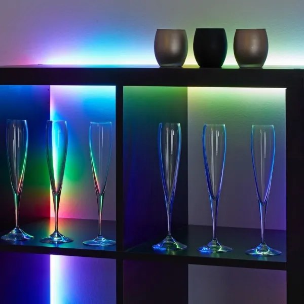 Brilo - LED RGB Striscia dimmerabile 6,6m LED/6W/USB + +TC