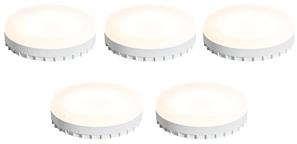 Set di 5 Lampadine LED GX53 dimmerabili a 3 fasi 9W 900 lm 3000K