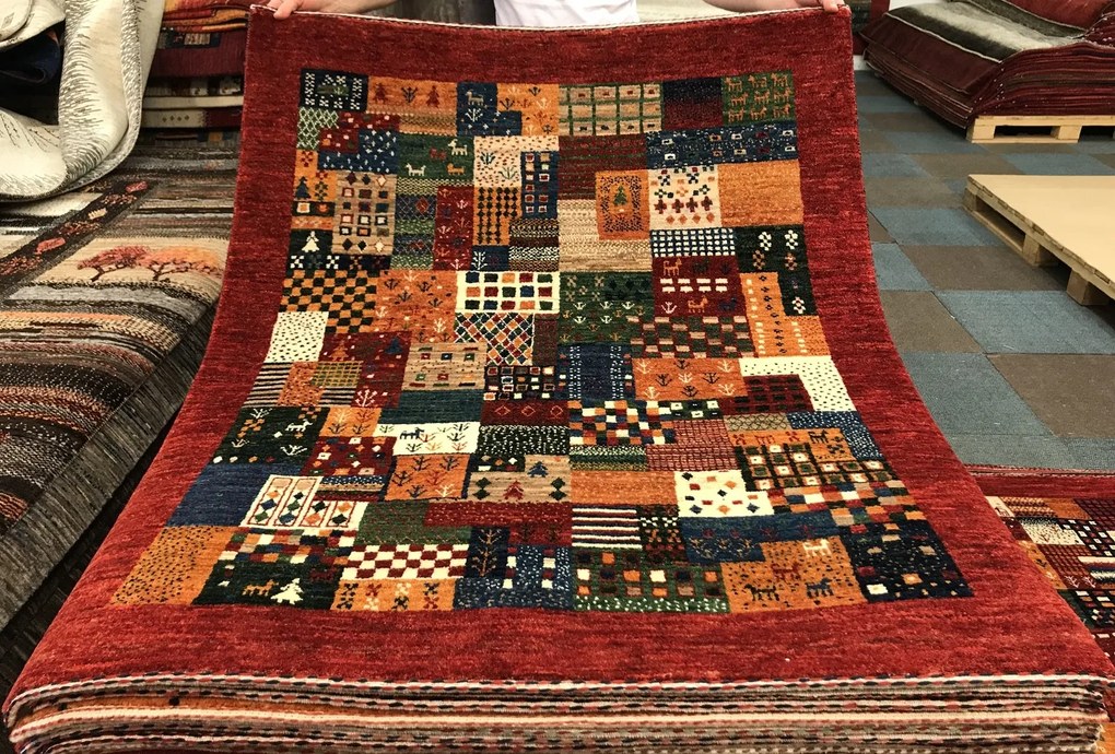 Loribaft Tappeto 130x110 (Iran) Annodato A Mano