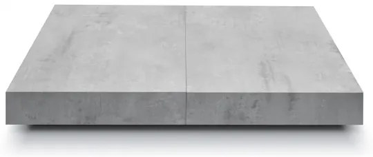 Tavolino TURIX 120x80 cm in legno metallo cemento trasformabile