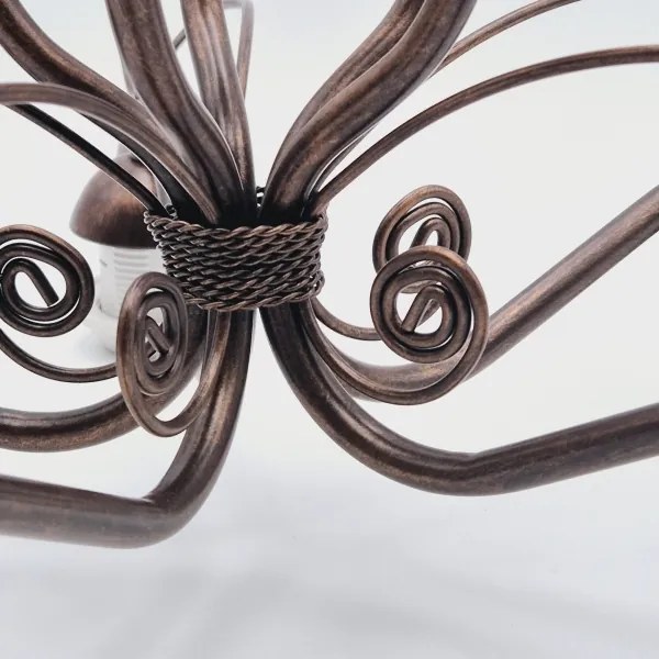 Lampadario a catena RETRO II 5xE27/60W/230V, bronzo patinato