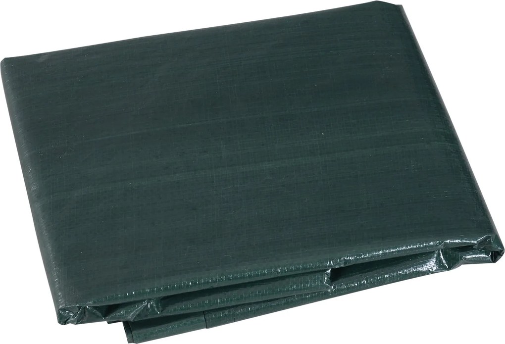 Telo Copertura per Dondolo e Mobili da Giardino Impermeabile Verde 215x155x150 cm...