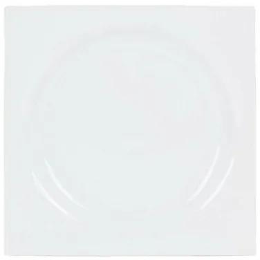 Piatto da pranzo Inde Zen Porcellana Bianco 27 x 27 x 3 cm