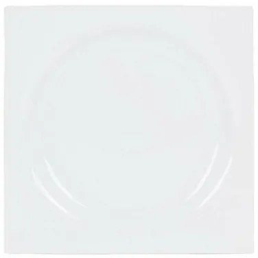 Piatto da pranzo Inde Zen Porcellana Bianco 27 x 27 x 3 cm