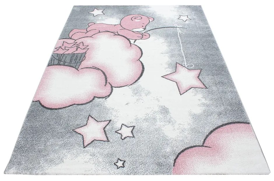 Tappeto per bambini rosa e grigio 120x170 cm Kids - Ayyildiz Carpets