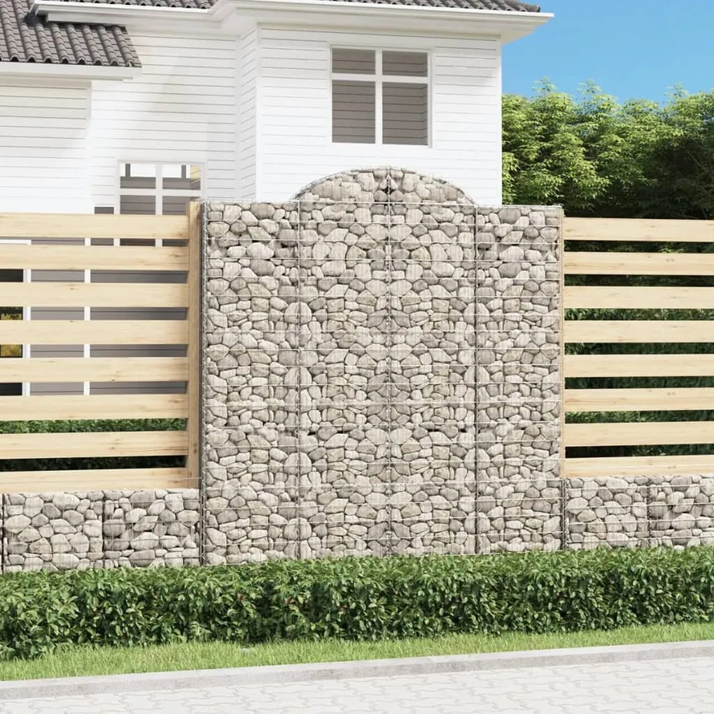 Cesti Gabbioni Ad Arco 3 Pz 200x50x220/240 Cm Ferro Zincato /