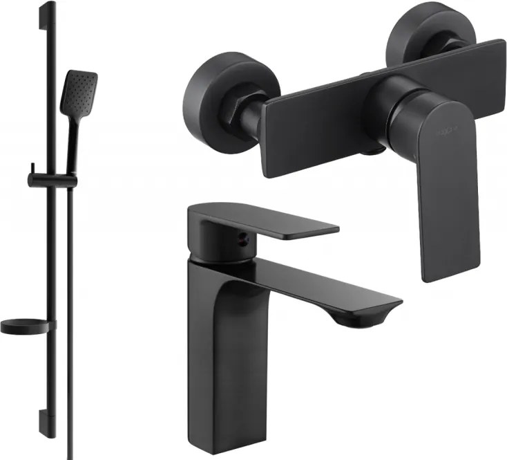 Mexen Alexa DS62 set doccia, nero - 71204DS62-70