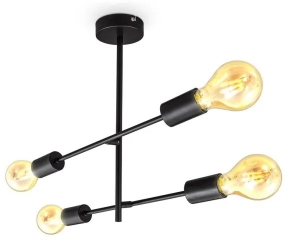 BK Licht 1343 - Lampadario su palo 4xE27/60W/230V