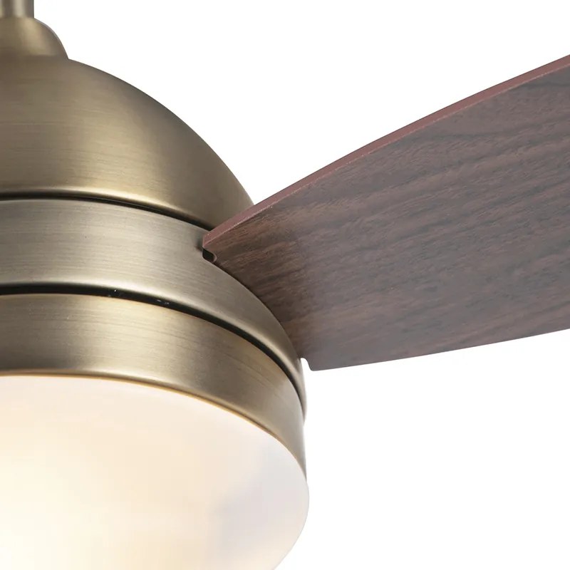 Ventilatore da soffitto bronzo 96 cm con telecomando - Rotar