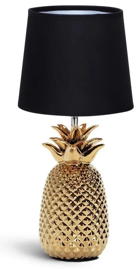 Aigostar - Lampada da tavolo 1xE14/40W/230V oro/nero