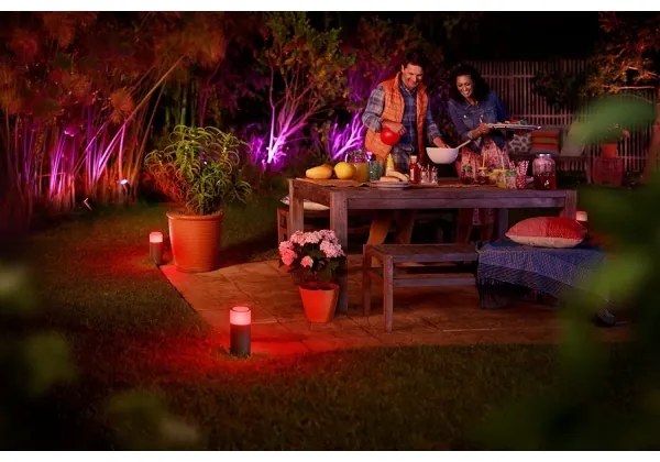 Philips 17415/30/P7 - Kit espansione LED RGB esterno Hue LED/8W/230V