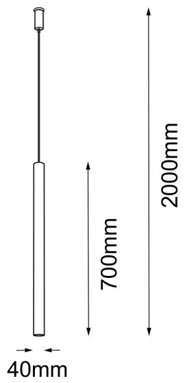 Amplex 8883 - Lampadario a sospensione con filo AKADI 1xGU10-MR11/15W/230V