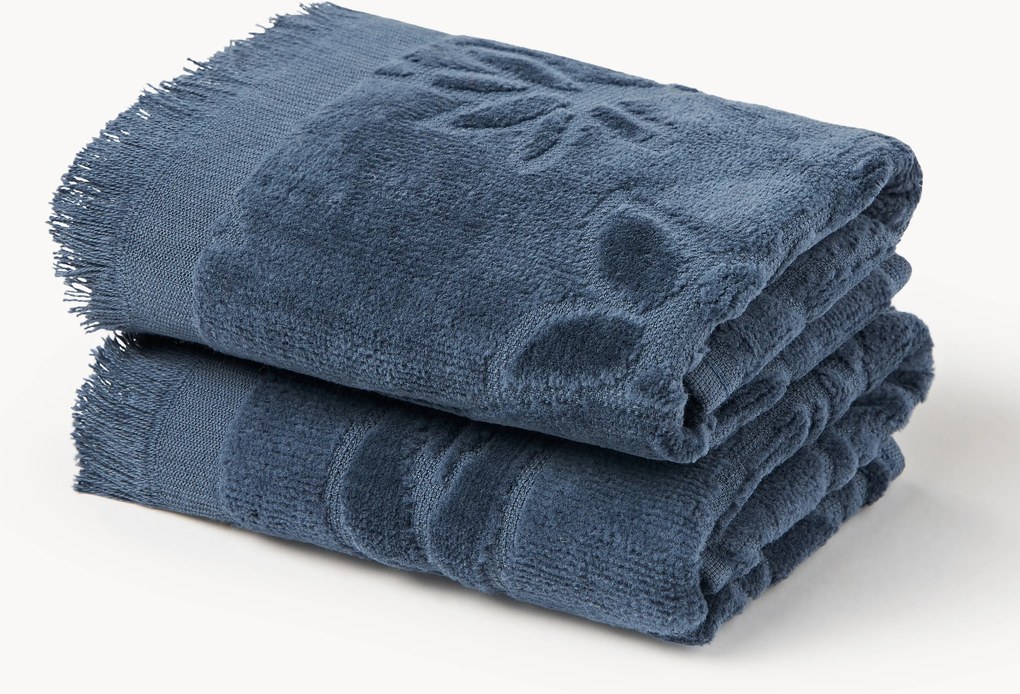 Asciugamano in velluto Rosaria, varie misure