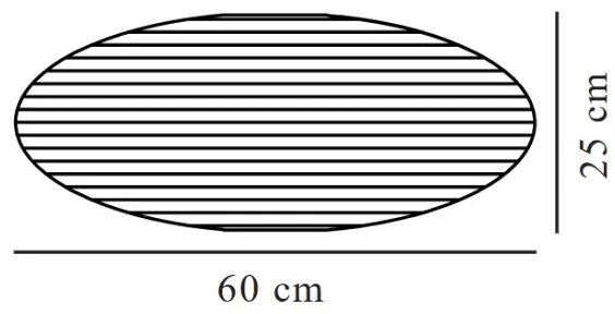 Nordlux - Paralume VILLO E27 diametro 60 cm blu