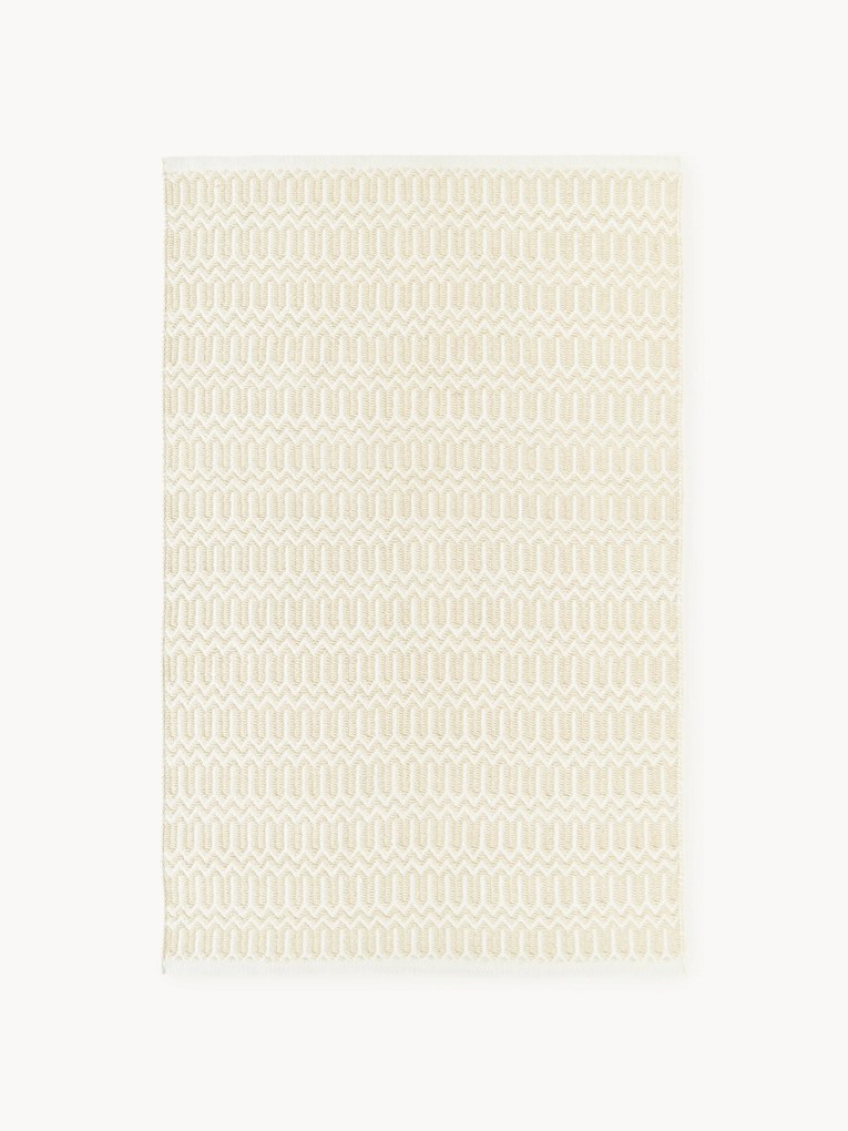 Tappeto da interno-esterno tessuto a mano con motivo geometrico Rune