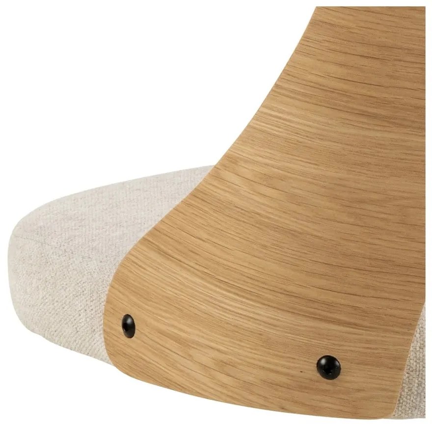 Sedia da pranzo beige/di colore naturale Lucy – Actona