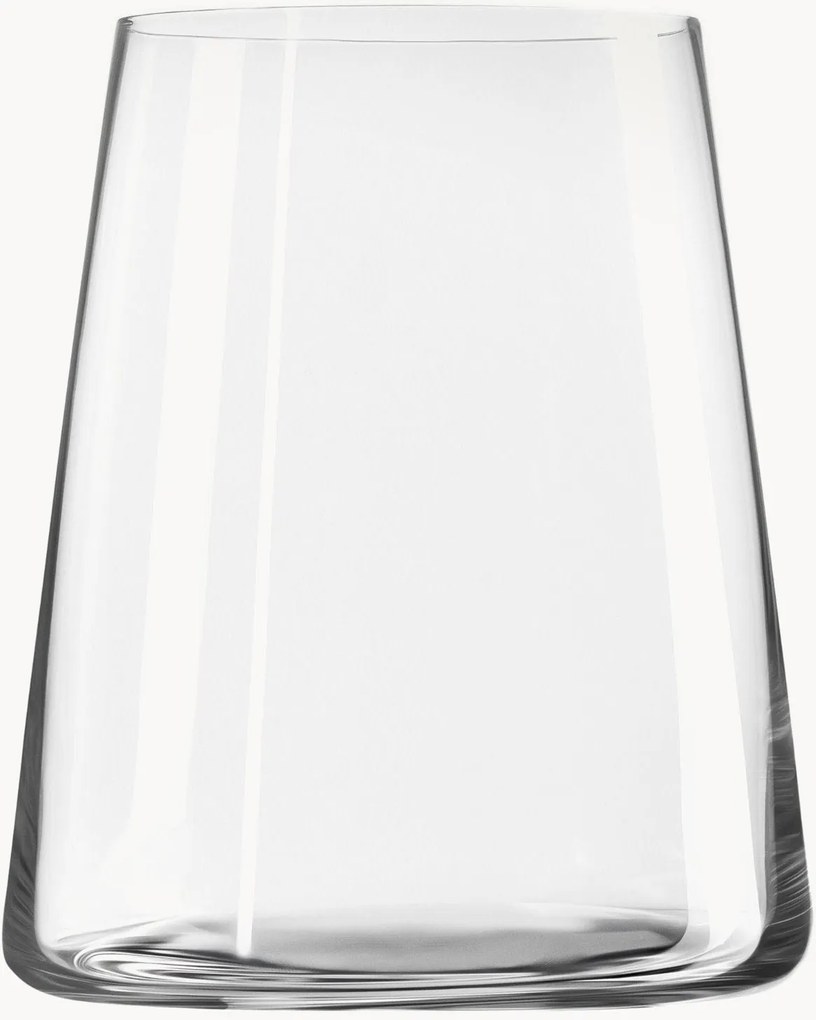 Set di 6 bicchieri in cristallo a forma di cono Power