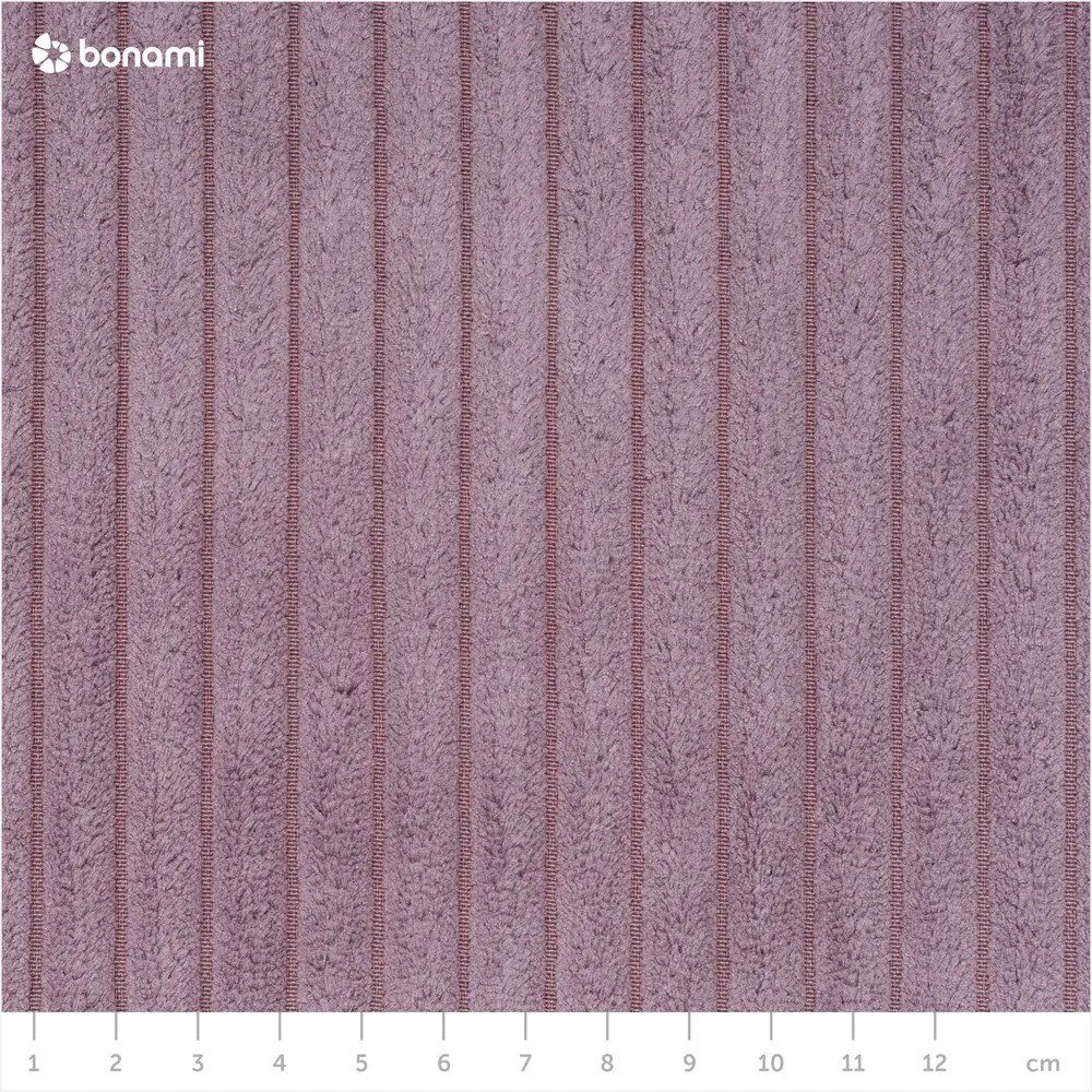 Sgabello in velluto a coste rosa Nihad - Bobochic Paris