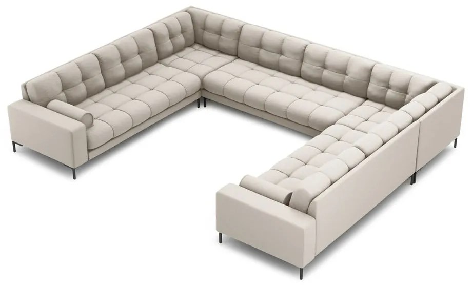 Divano angolare a U beige Bali - Cosmopolitan Design