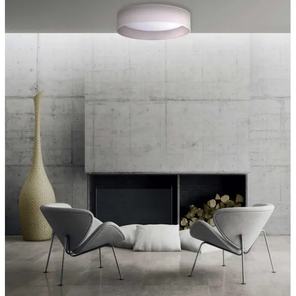 Duolla - Plafoniera LED ROLLER LED/24W/230V diametro 45 cm grigio chiaro