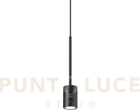 Archimede lampada a sospensione con rosone magnetico colore nero ci...