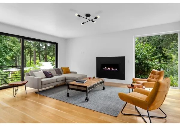 Lampadario a plafone LED CAMBRIDGE 4xE27/8W/230V nero