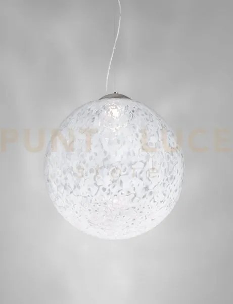 Rina sospensione 42l bianco murrina e acciaio satinato l3226 led 30...