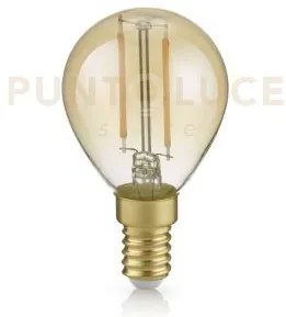 Confezione 3 lampadine led wire pallina ambra 2w, 225lumen, 2.700k ...