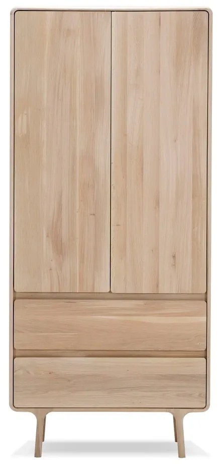 Armadio in rovere 90x200 cm Fawn - Gazzda
