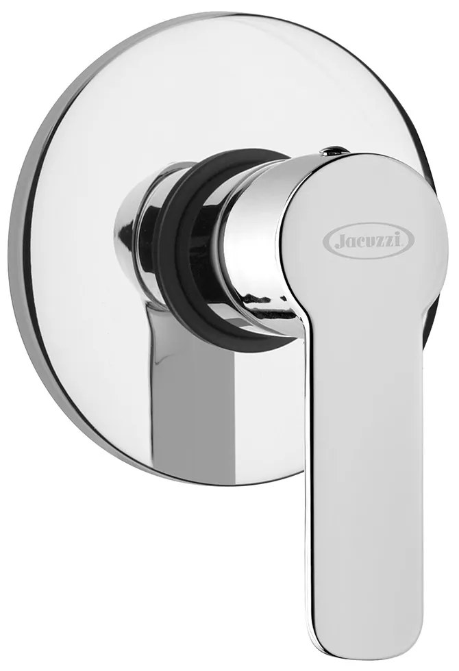 Miscelatore doccia incasso monoleva Jacuzzi   rubinetteria Eolo ottone cromato 0E000410JA00