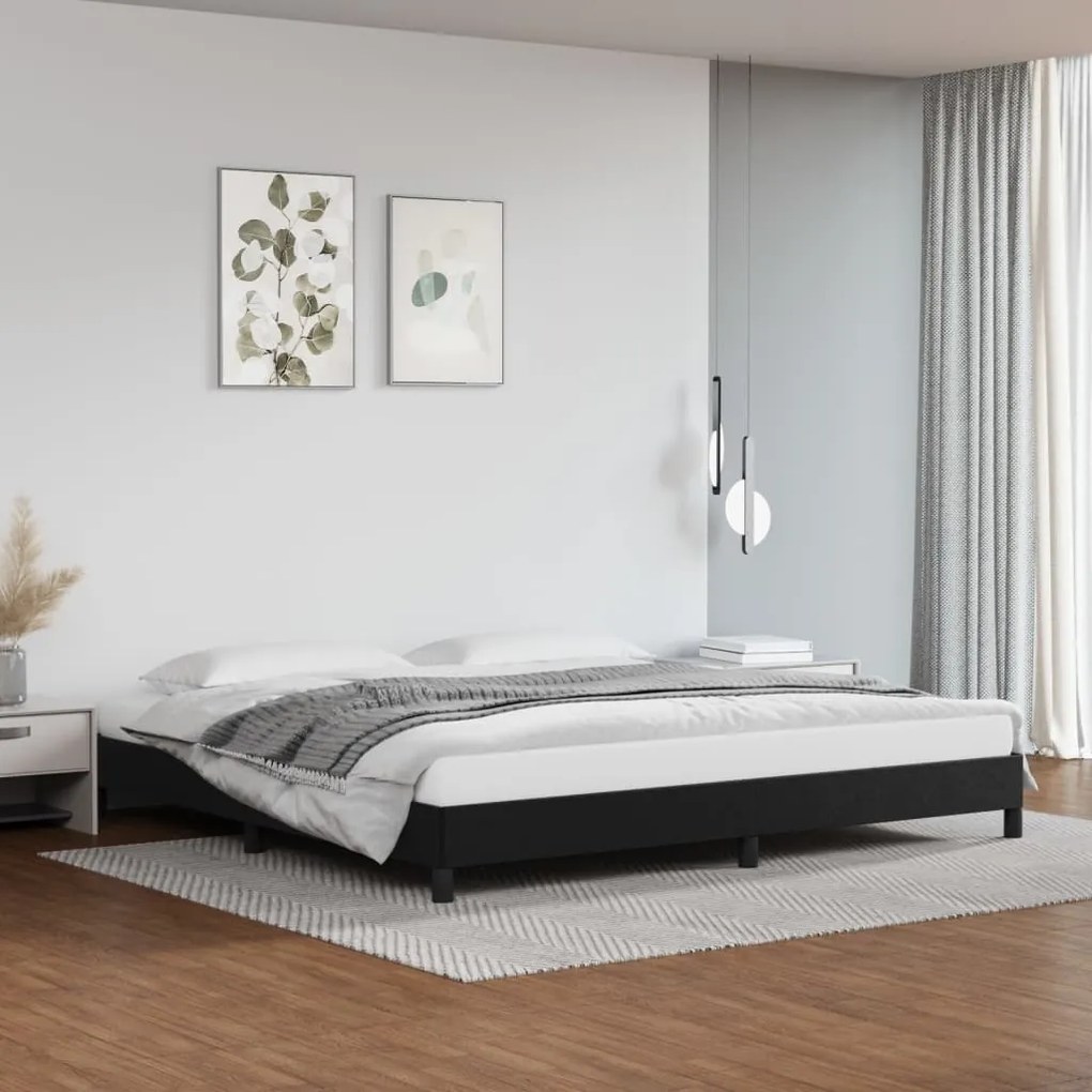 Giroletto Nero 200x200 Cm İn Similpelle /