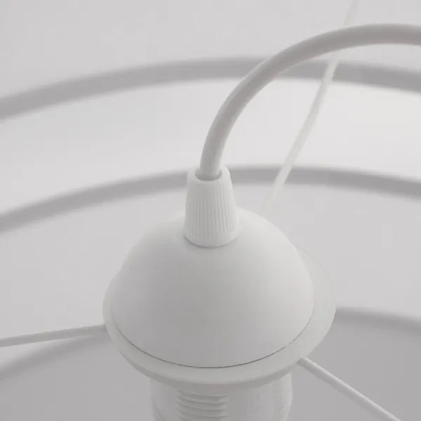Lampadario a sospensione con filo CORAL 1xE27/60W/230V bianco