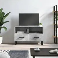 Mobile per TV Grigio Cemento 80x36x50 cm Legno Multistratocod mxl 127917