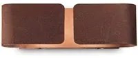 Lampada da parete corten L 440 x H 125 x P 110 mm