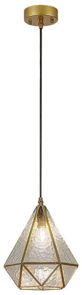 Rabalux 72245 - Lampadario a sospensione con filo NORAH 1xE14/40W/230V oro