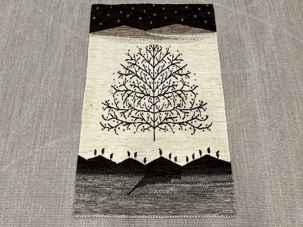 Loribaft Tappeto persiano 90 x 130 Beige (Iran) Annodato A Mano