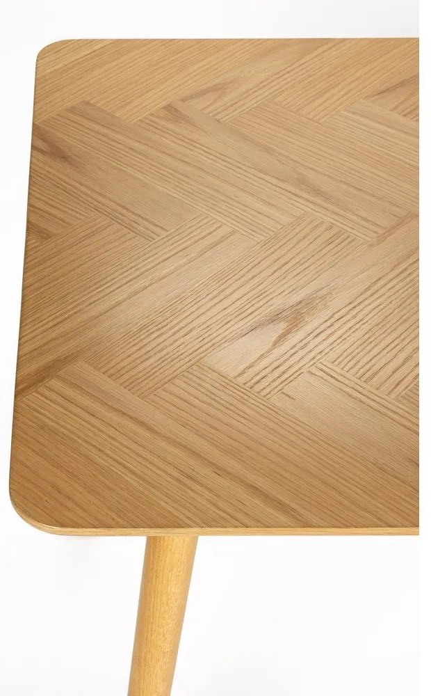 Tavolo da pranzo con effetto rovere 90x180 cm Fabio – White Label