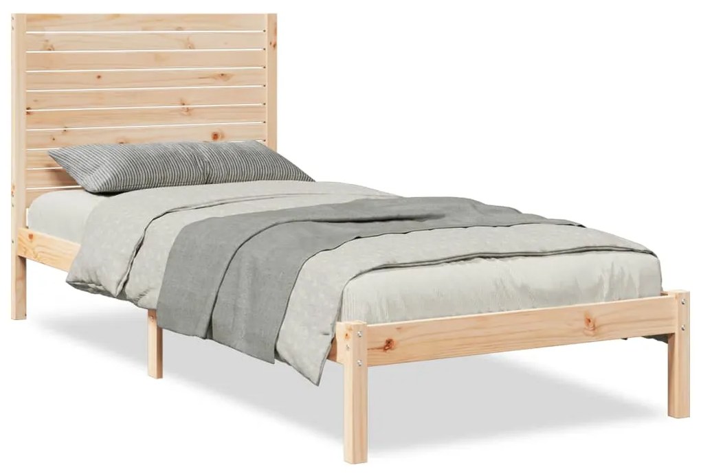 Giroletto extra lungo senza materasso 100x220 cm legno massello